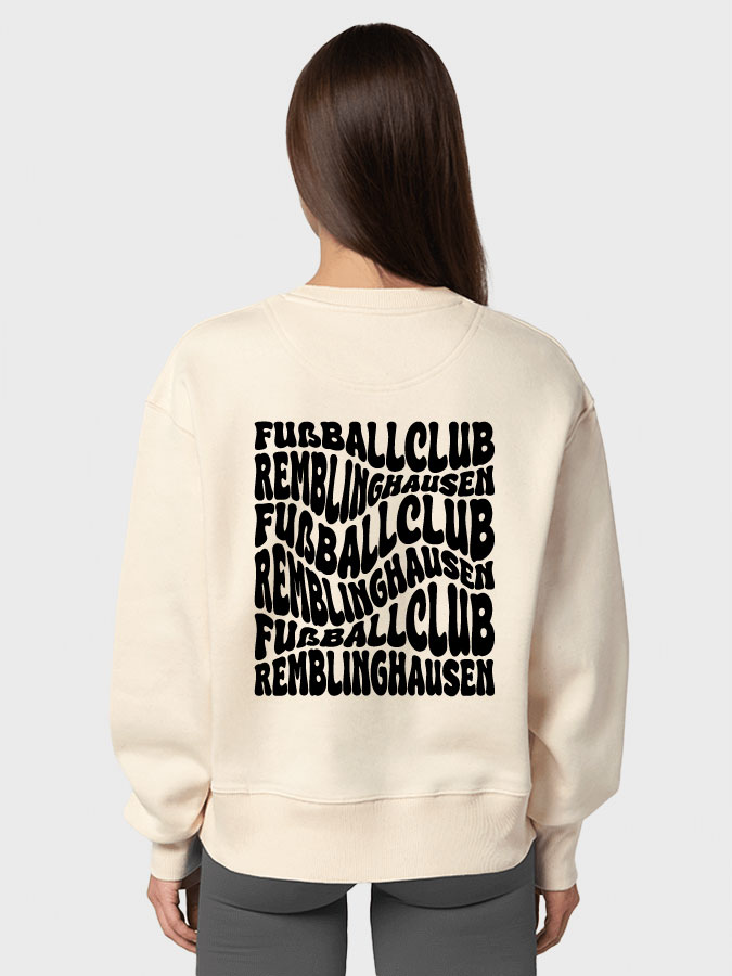 Oversized Sweater Wavy Damen