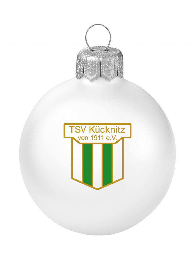 Weihnachtskugel Logo 8cm