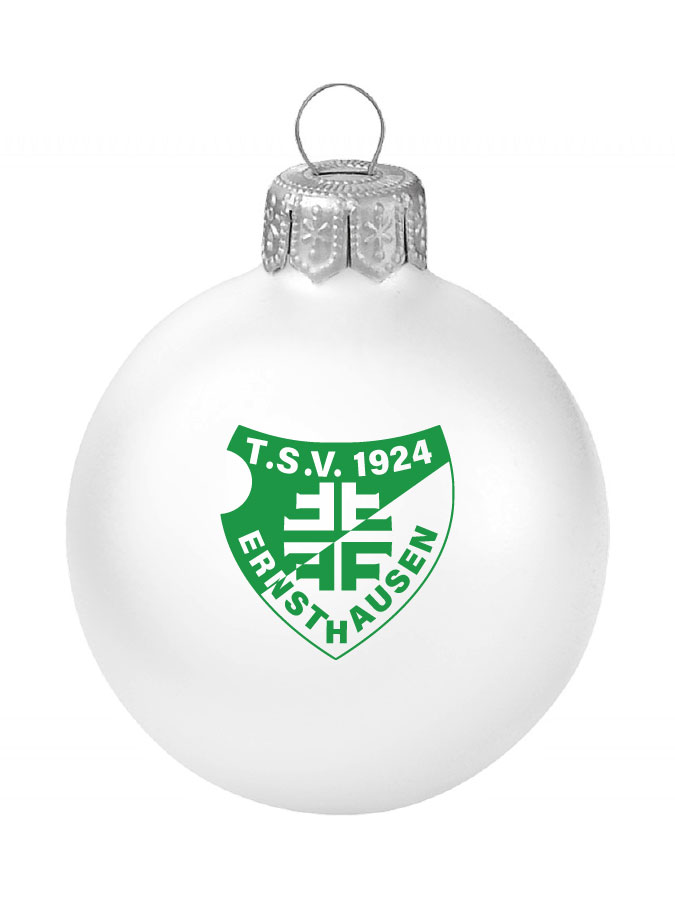 Weihnachtskugel Logo 8cm