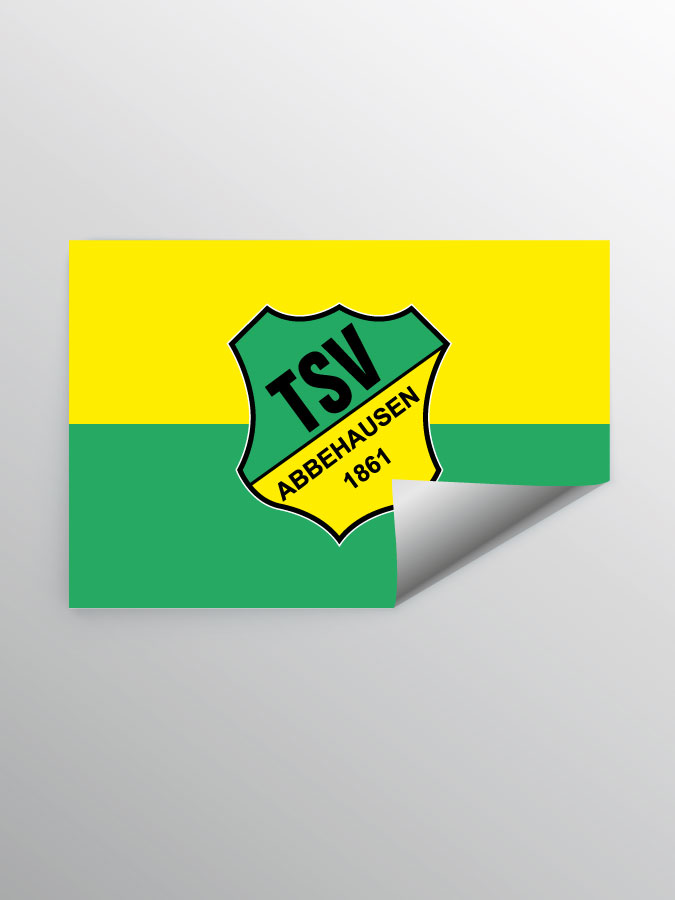 Aufkleber DIN A7 Logo