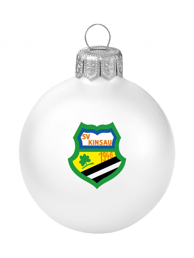 Weihnachtskugel Logo 8cm