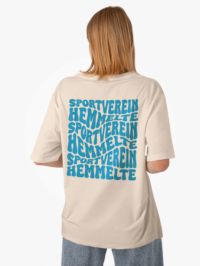 Oversized Shirt Wavy Damen