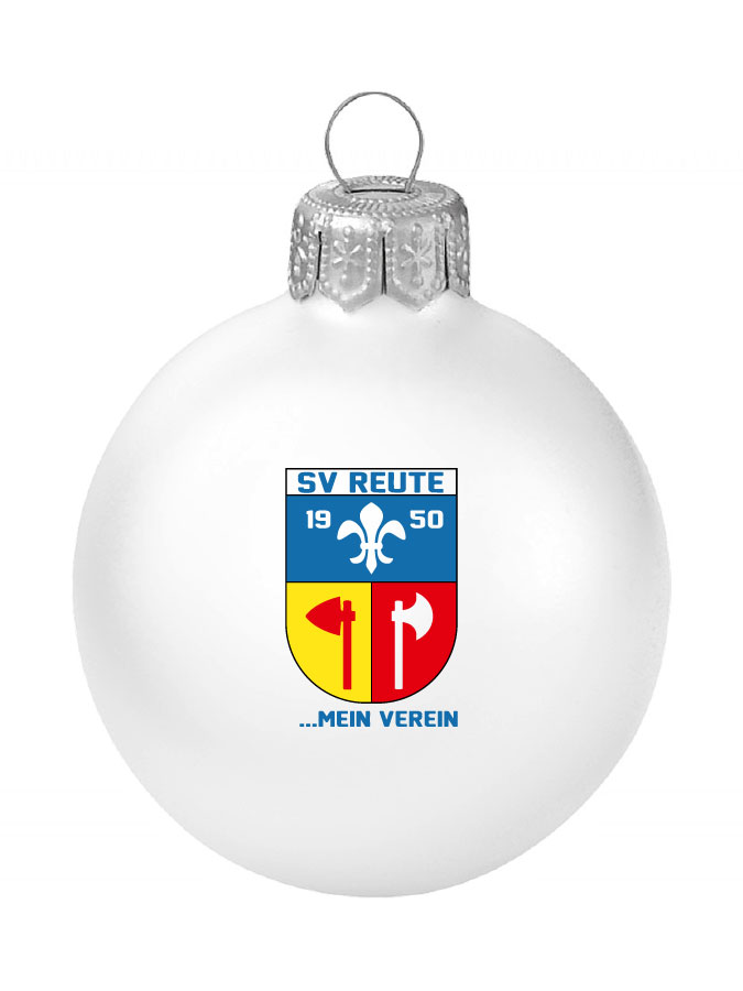 Weihnachtskugel Logo 8cm