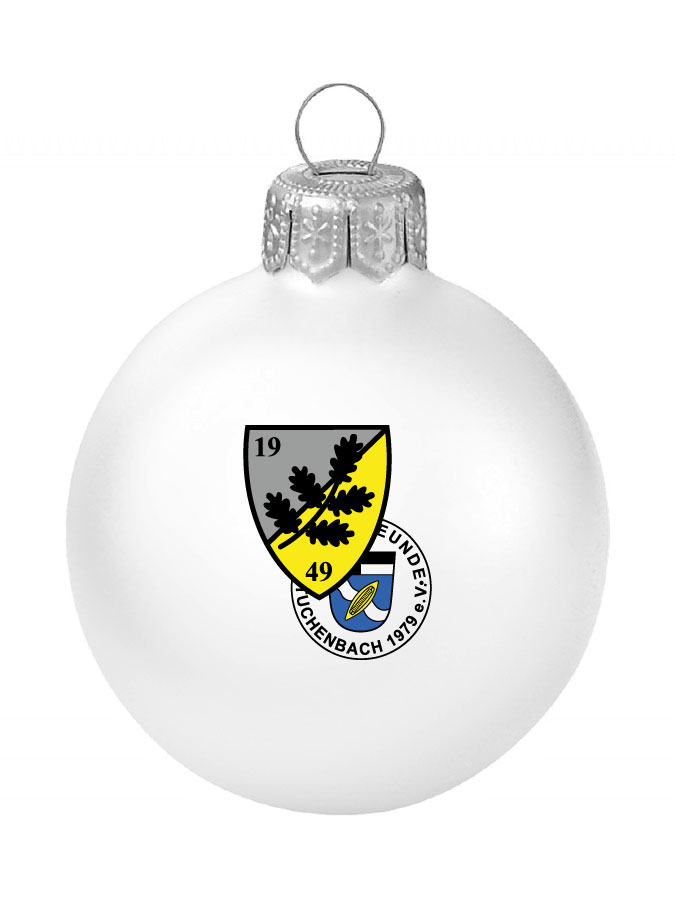 Weihnachtskugel Logo 8cm
