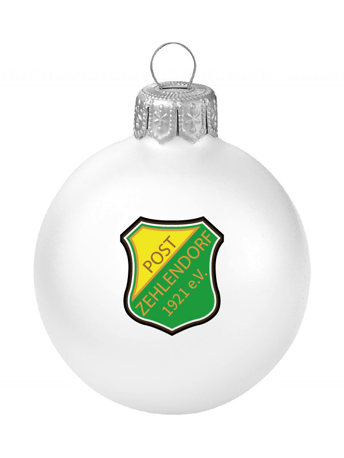 Weihnachtskugel Logo 8cm