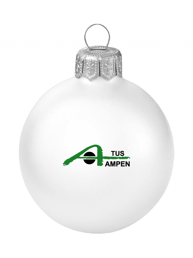 Weihnachtskugel Logo 8cm