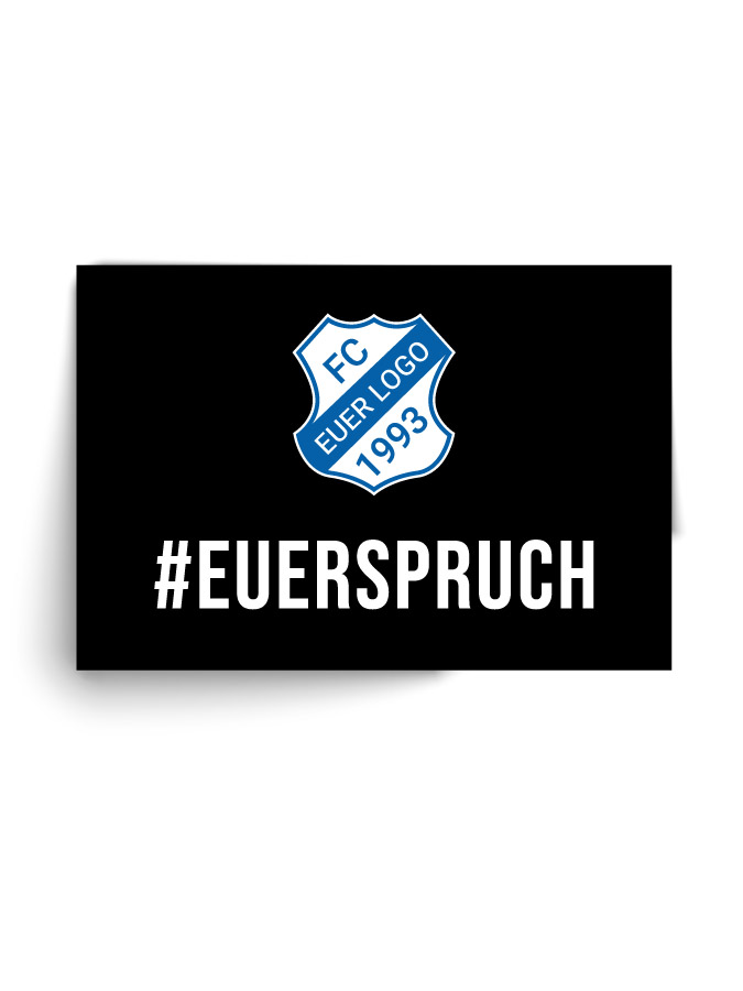 Aufkleber Slogan