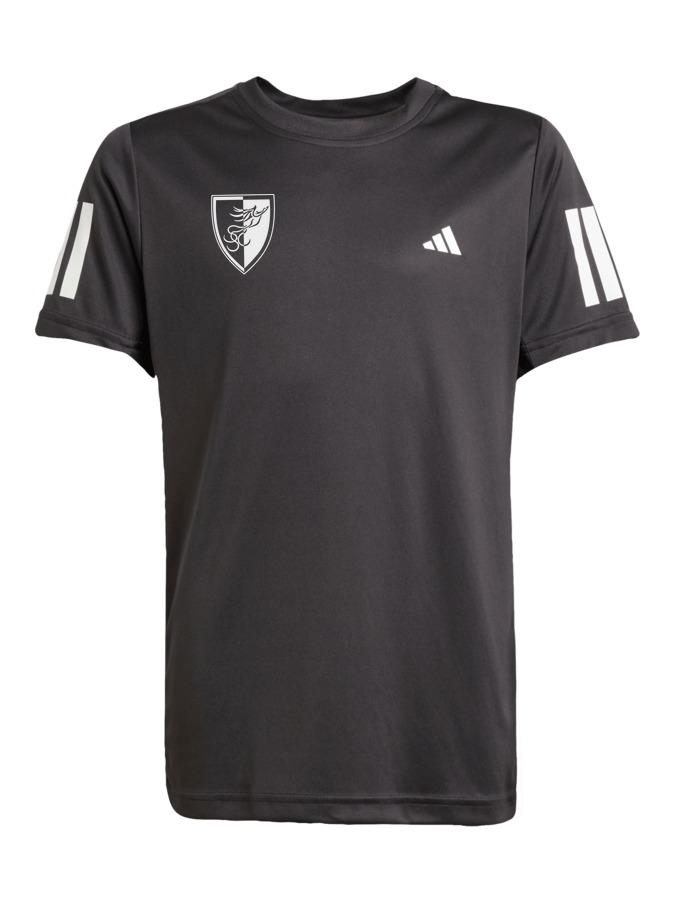 adidas Boys Club Tennis Climacool 3-Stripes T-Shirt