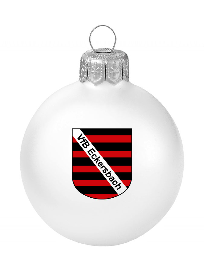 Weihnachtskugel Logo 8cm