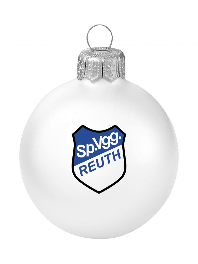 Weihnachtskugel Logo 8cm