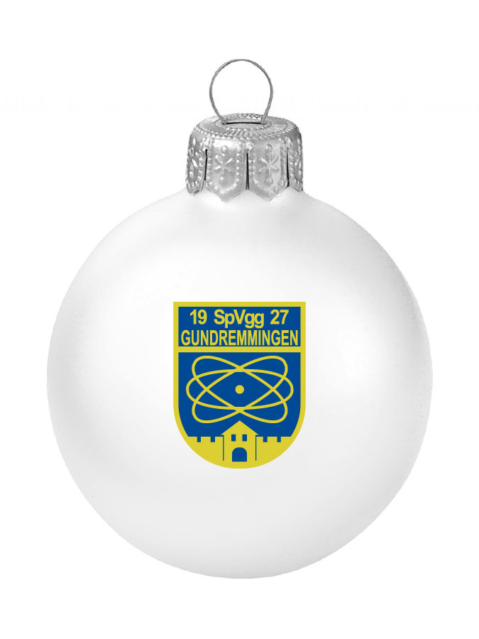 Weihnachtskugel Logo 8cm