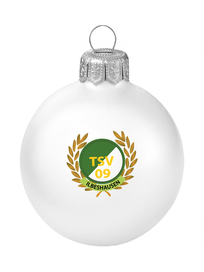 Weihnachtskugel Logo 8cm