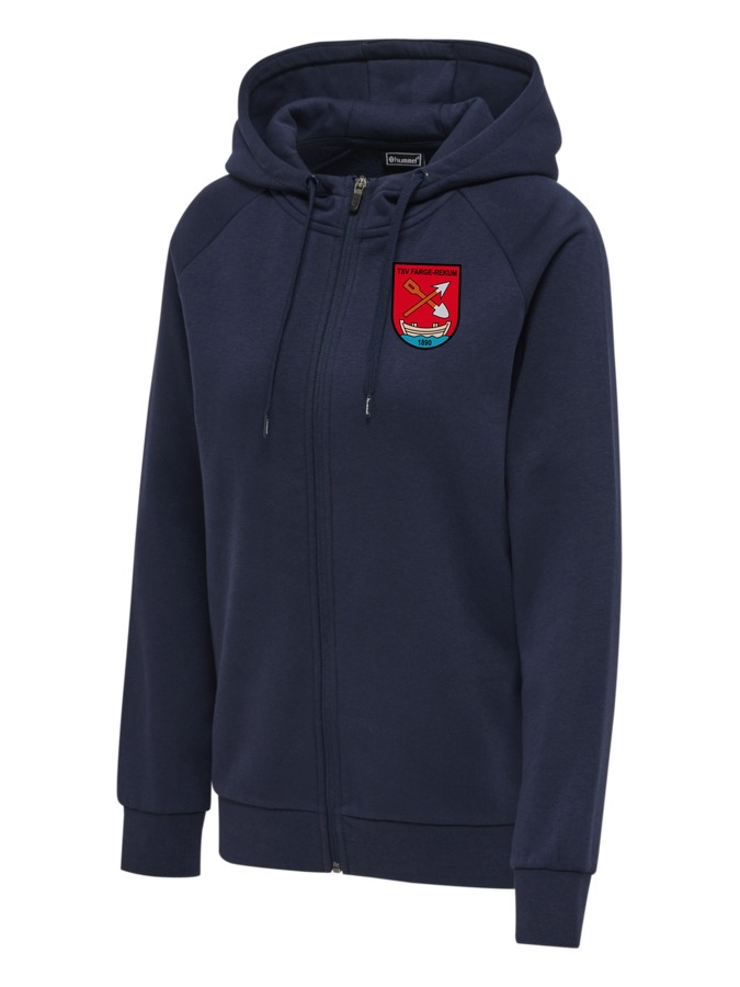 Hummel Red Classic Zip Hoodie Damen
