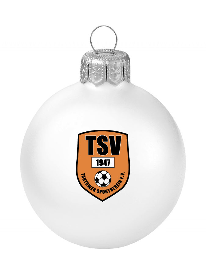 Weihnachtskugel Logo 8cm