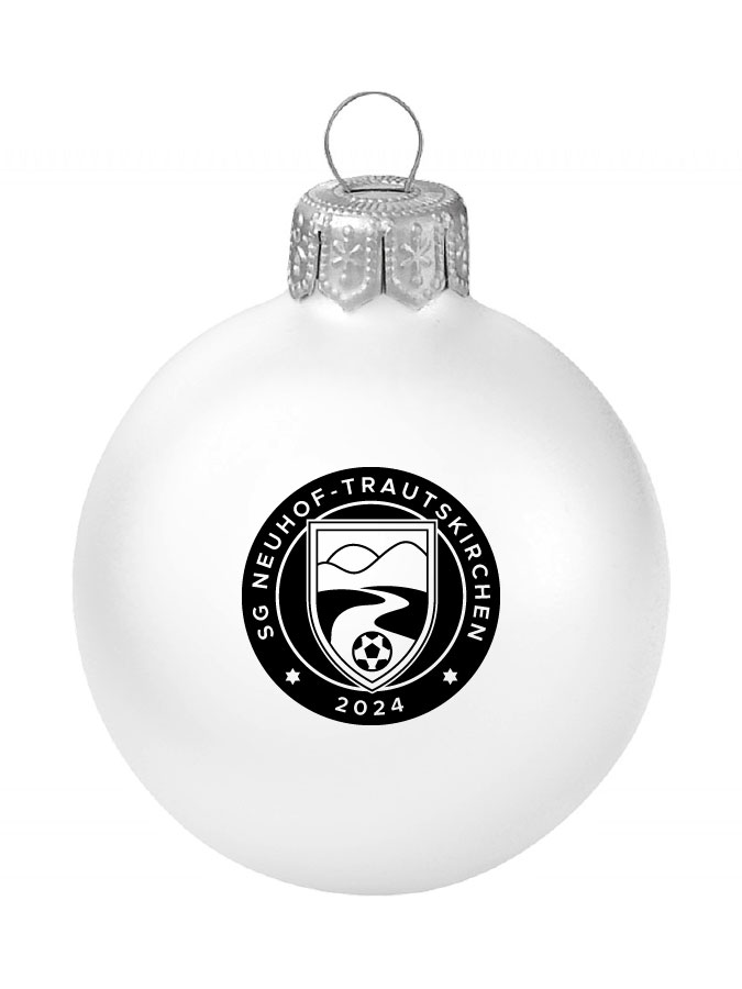Weihnachtskugel Logo 8cm