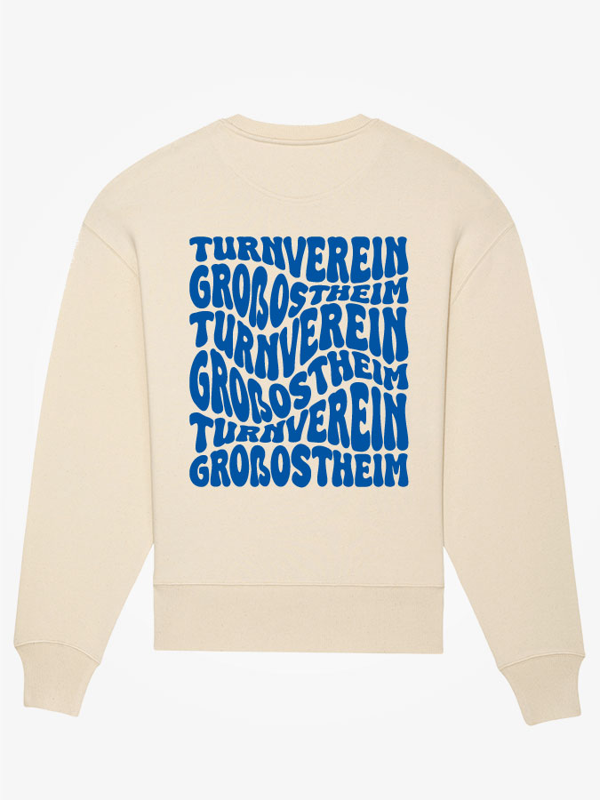 Sweatshirt Oversized Wavy Herren