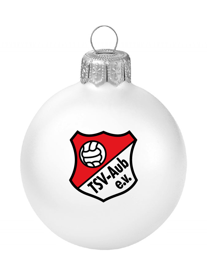 Weihnachtskugel Logo 8cm