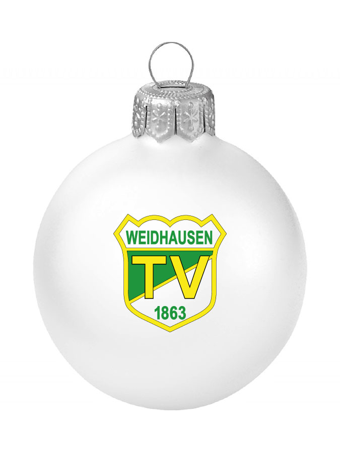 Weihnachtskugel Logo 8cm
