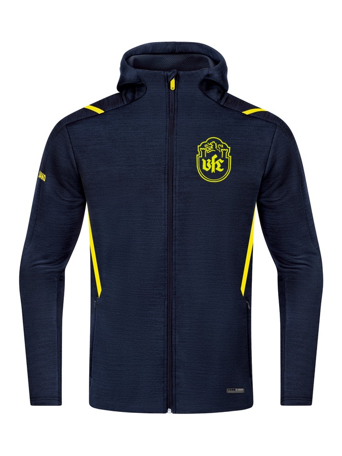 Jako Freizeitjacke Challenge mit Kapuze