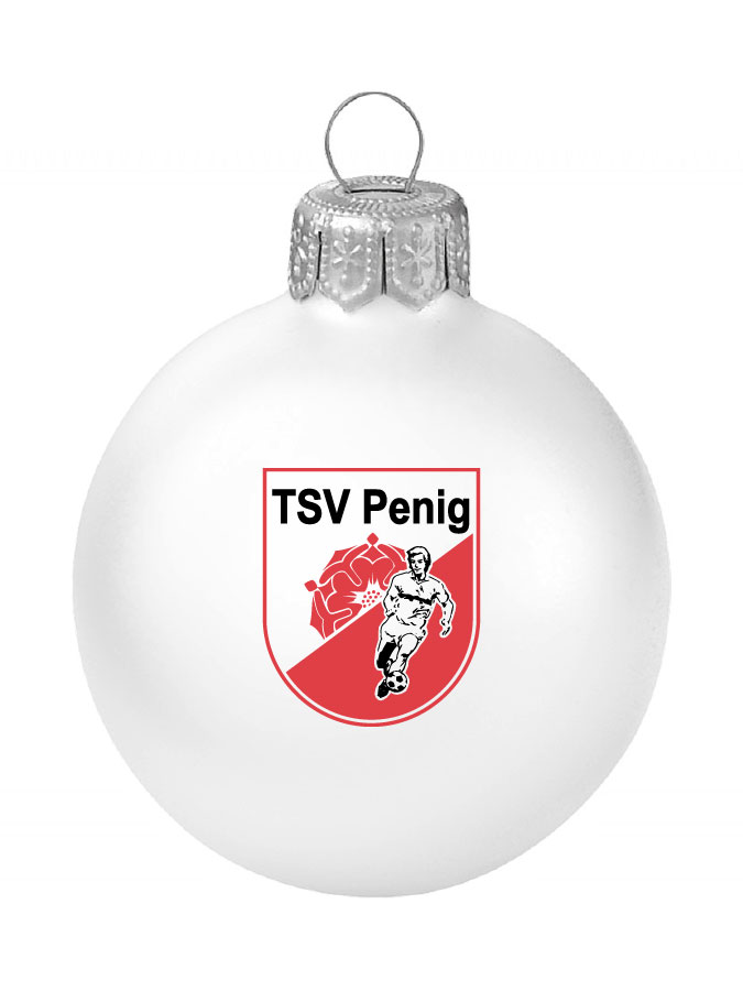 Weihnachtskugel Logo 8cm