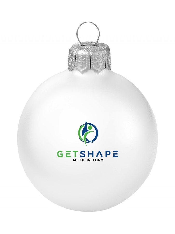 Weihnachtskugel Logo 8cm