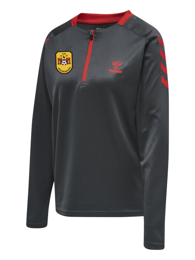 Hummel Action Poly Half Zip Sweat Damen