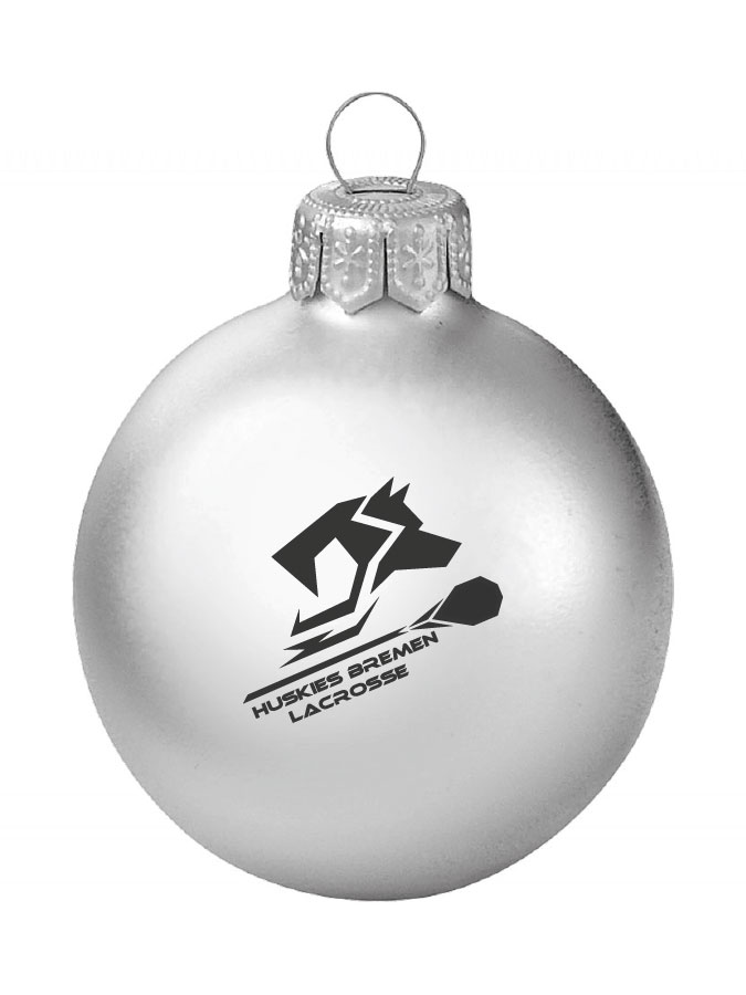 Weihnachtskugel Logo 8cm