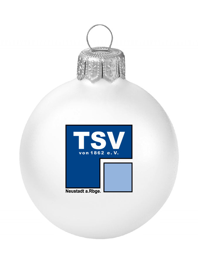 Weihnachtskugel Logo 8cm