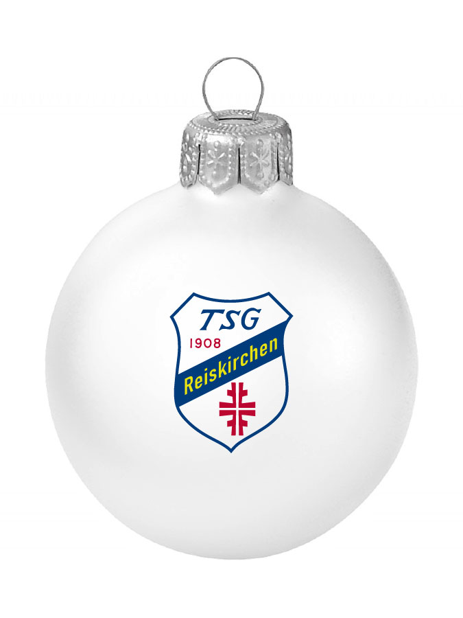 Weihnachtskugel Logo 8cm