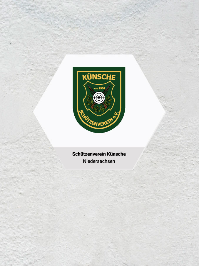 Wandkachel Hexagon mit Logo