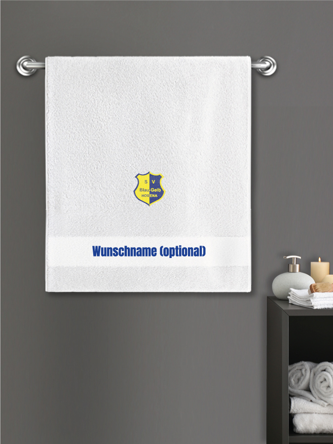 Badehandtuch Team Sticklogo