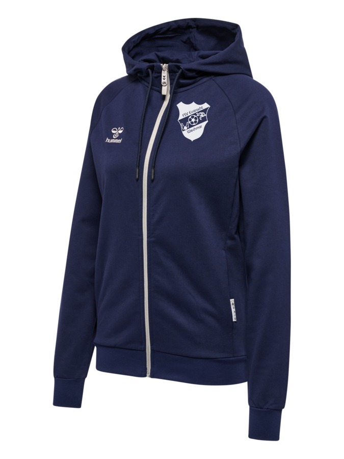Hummel Move Grid Cotton Zip Hoodie Woma Damen