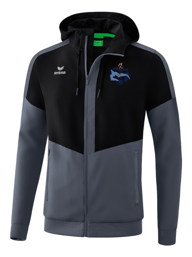 Erima Squad Tracktop Jacke mit Kapuze