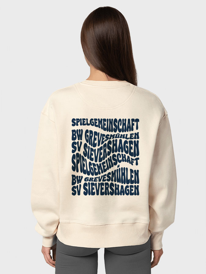 Sweatshirt Oversized Wavy Unisex