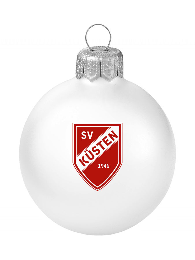 Weihnachtskugel Logo 8cm