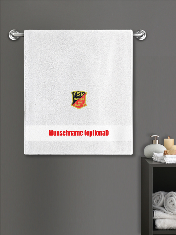 Badehandtuch Team Sticklogo