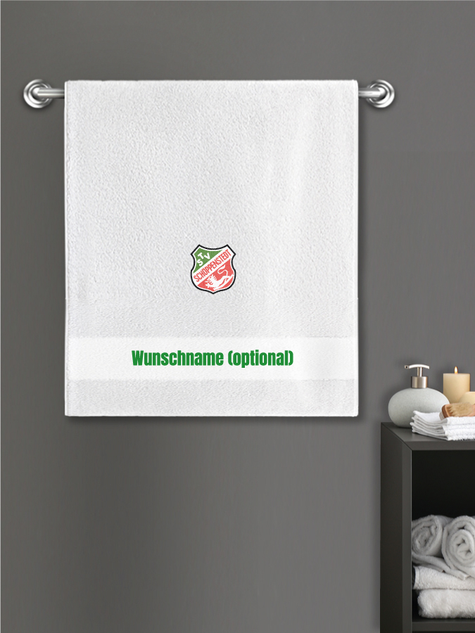 Badehandtuch Team Sticklogo