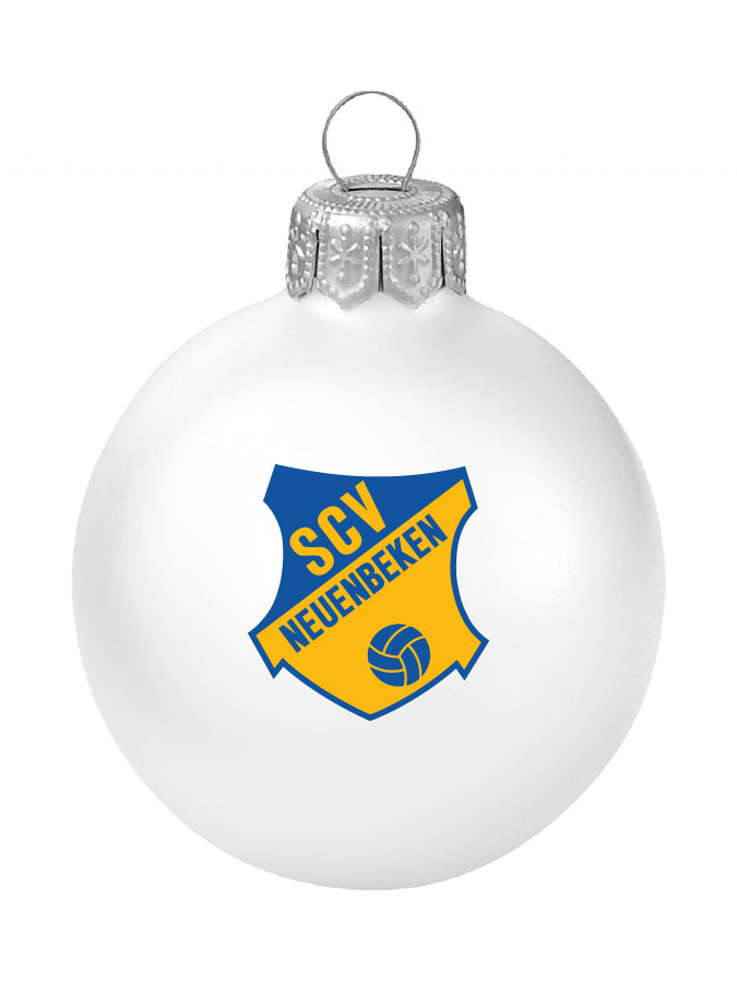 Weihnachtskugel Logo 8cm