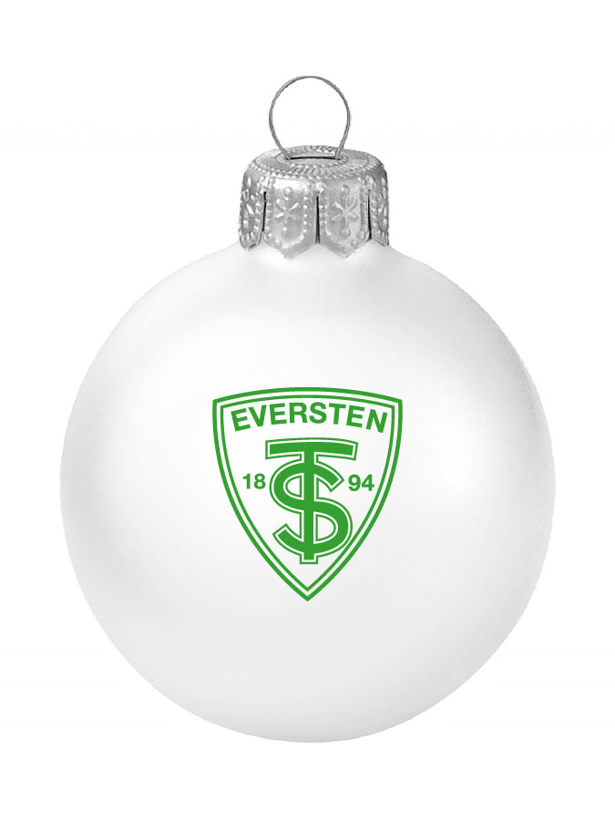 Weihnachtskugel Logo 8cm