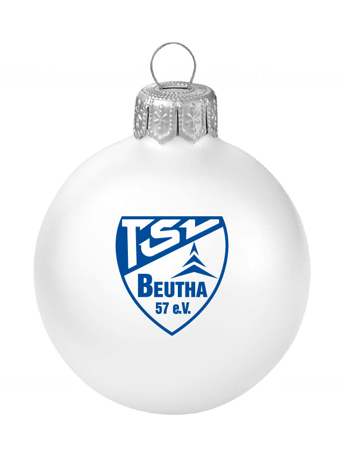 Weihnachtskugel Logo 8cm