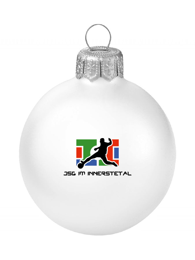 Weihnachtskugel Logo 8cm