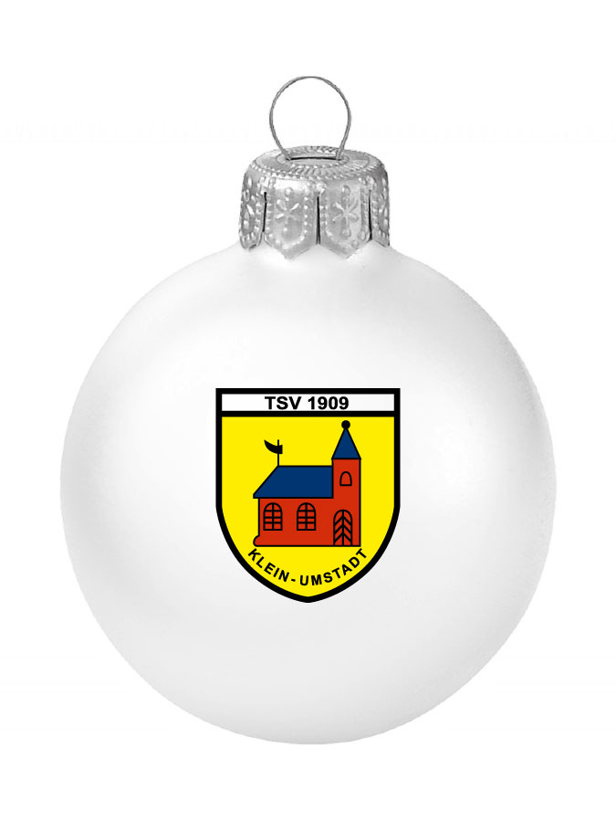 Weihnachtskugel Logo 8cm