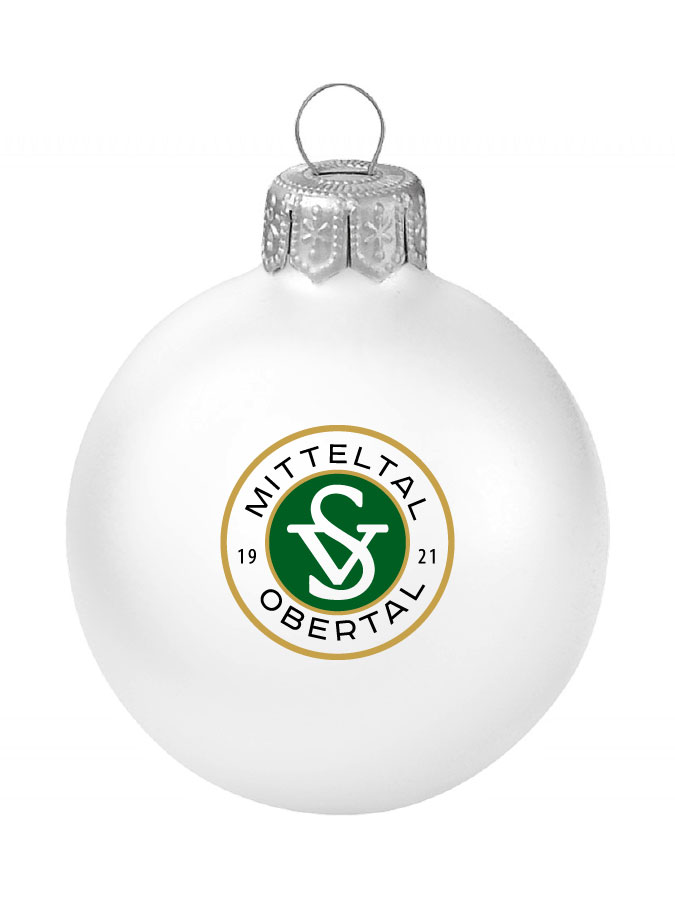 Weihnachtskugel Logo 8cm