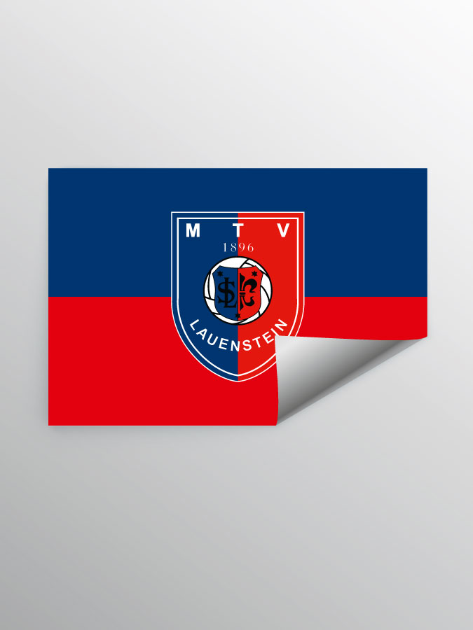 Aufkleber DIN A7 Logo