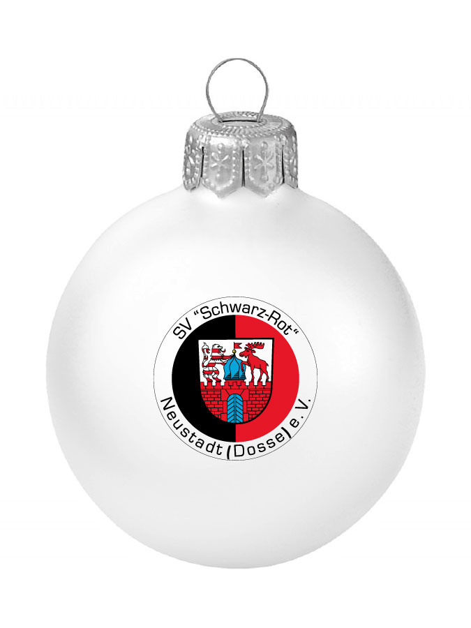 Weihnachtskugel Logo 8cm