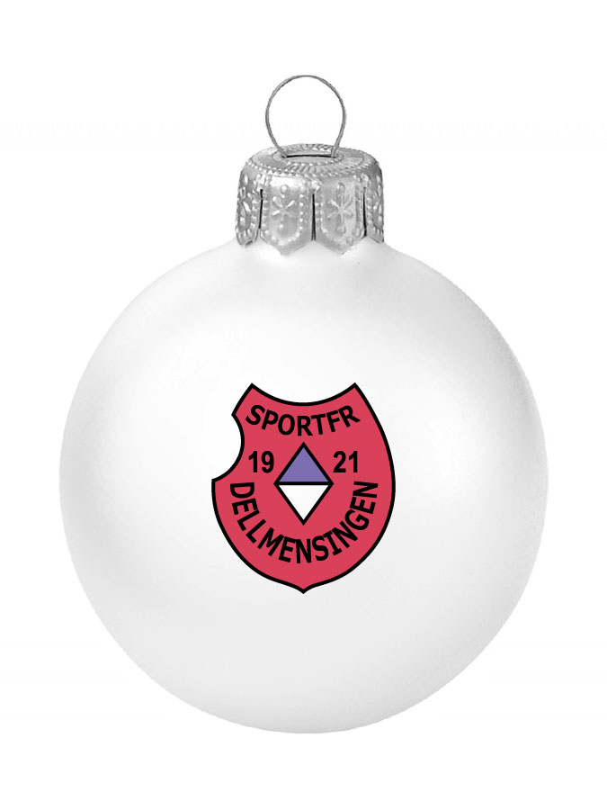 Weihnachtskugel Logo 8cm
