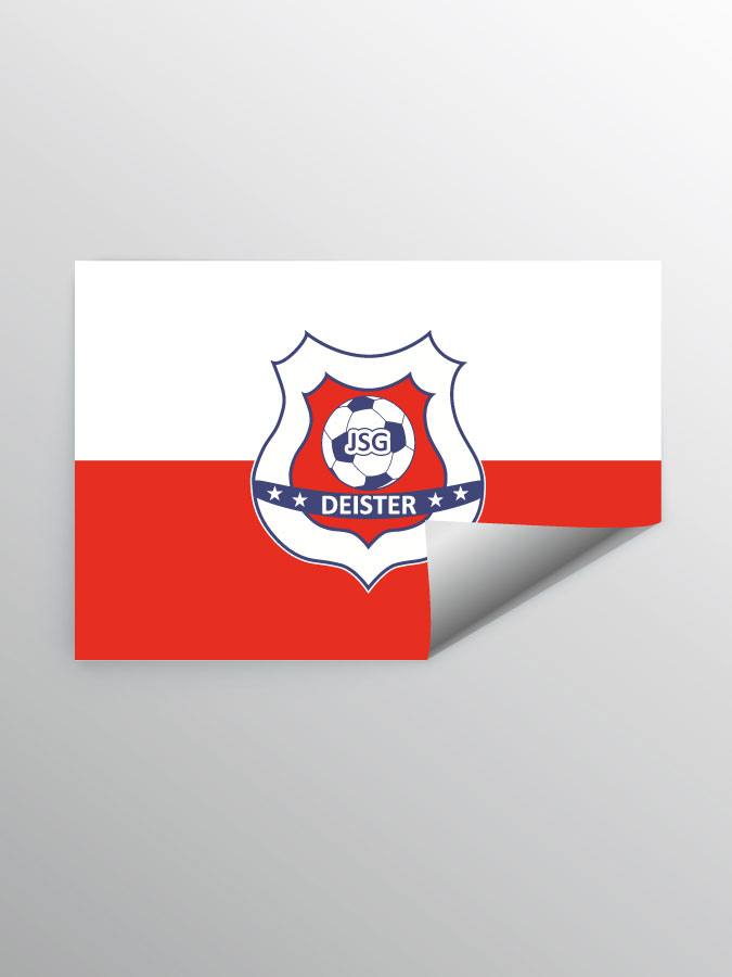 Aufkleber DIN A7 Logo