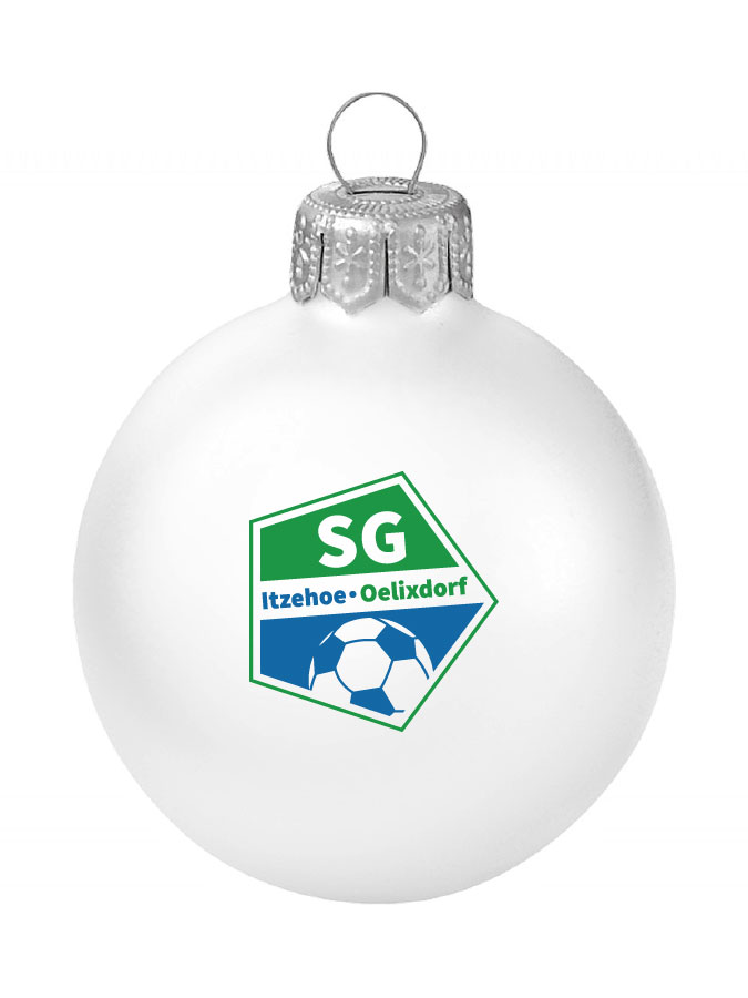 Weihnachtskugel Logo 8cm