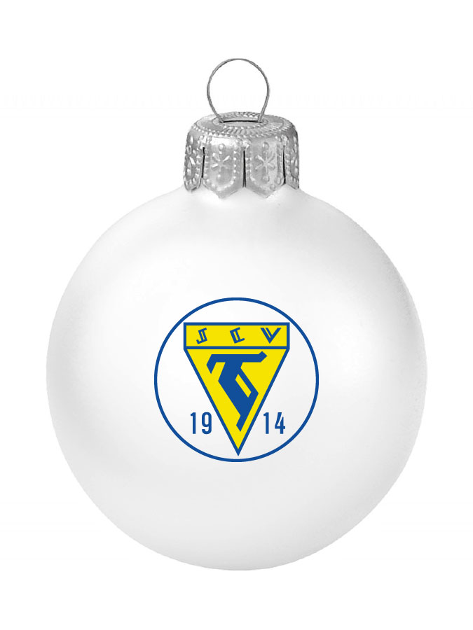 Weihnachtskugel Logo 8cm