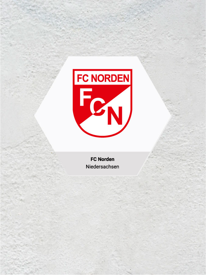 Wandkachel Hexagon mit Logo